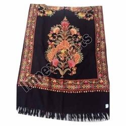 Center Woolen Embroidered Scarves