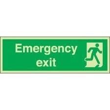 Emergency Glow Sign