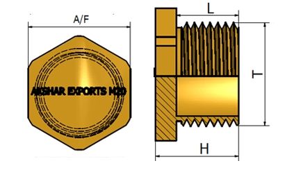 Hexagonal Stop Plug