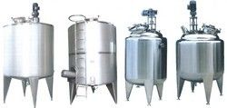 Stainless Steel Storage And Mixing Tanks