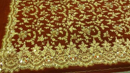 Hand Embroidered Wedding Sarees