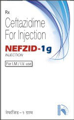 Nefzid-1g Ceftazdime For Injection (Generic Fortaz)