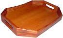 Wooden Tray - Premium Quality Solid Wood, Elegant Design for Versatile Use