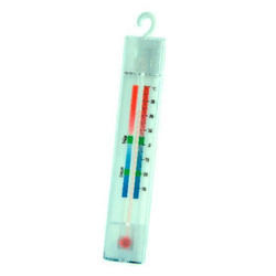 Vertical Spirit Filled Fridge Thermometer