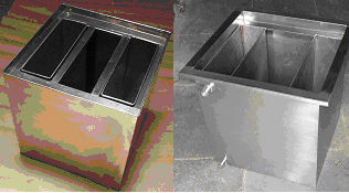 X Ray Film Processing Stainless Steel Tank (3 In 1)