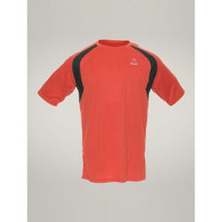 Loose Fit Round Neck Jersey Red