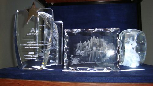 3d Crystal Trophy