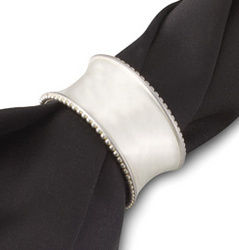 Silver Plated Finish Napkin Rings