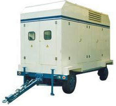 Trolley Mounted Mobile Genset With Acoustic Enclosure