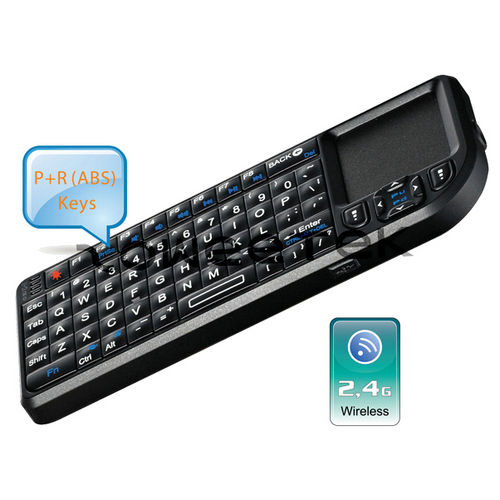 2.4g Ultra Mini Backlit Wireless Keyboard With Touchpad And Leser Pointer And Blacklit