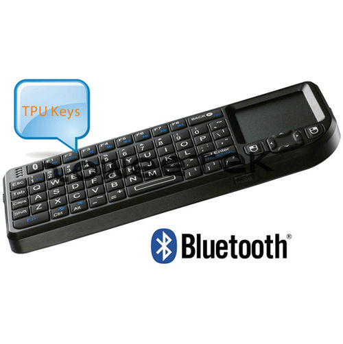 Ultra Mini Backlit Bluetooth Keyboard With Touchpad And Laser Pointer