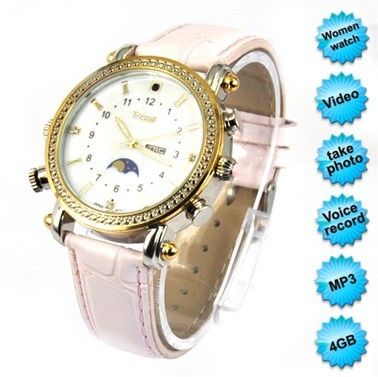 Exquisite Hd Mp3 Watch Camera For Girls 4gb