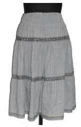 Ladies Long Skirt - Durable Cotton Fabric, Optimum Quality for Comfortable Wear