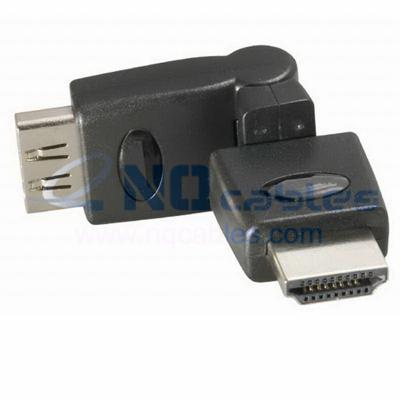 HDMI Male To HDMI Female (360-Degree Rotate) Adapter