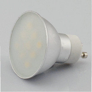 LED स्पॉट लाइट (GU10-9SMD-ALU) 