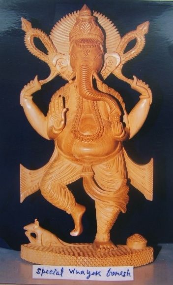 Decorative Wooden Ganesh