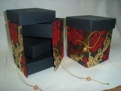 Jewelry Box - Handmade Paper, Available in Various Color Prints | Eco-Friendly Gift Solution for Your Precious Accessories