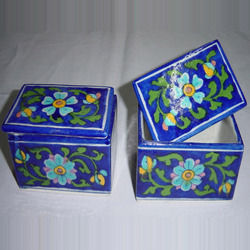 Blue Pottery Chouckor Box