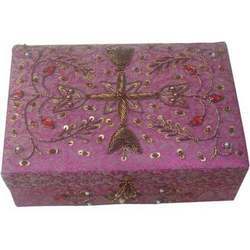 Hand Embroided Jewellery Box