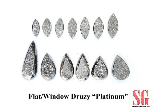 Window Druzy Platinum