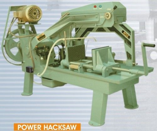 Power Hacksaw Machine - Rigid Steel Body, Heavy Precision Design | Continuous Hydraulic System, Variable Cutting Pressure, Automatic Lifting After Cut