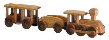 Wooden Bogey Train