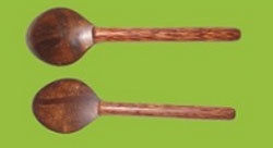 Coconut Shell And Wood Spoon