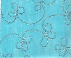 Sequin Embroidered Non Woven Papers