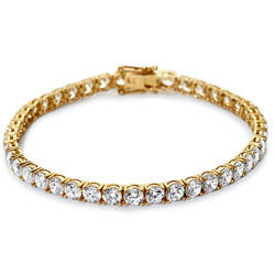 Diamond Gold Bracelet With Gold