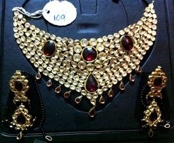 Kundan Polki Jhallar Necklace