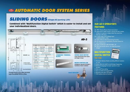 Automatic Sliding Door Systems Ad-3