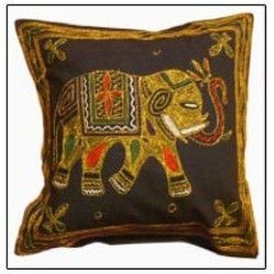 Embroidered Cushion Cover