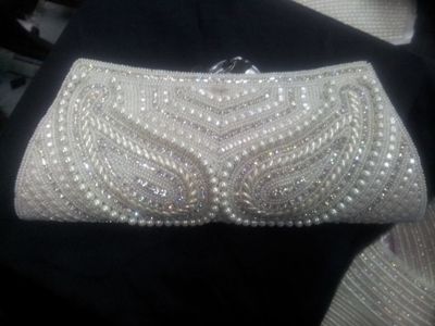 Women White Clutch Bags SH14