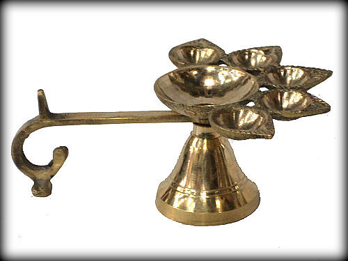 Panch Arti  Brass Pooja Item - Manufacturer Exporter Supplier from  Moradabad India