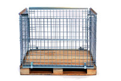 Wire Mesh Retention Cage/ Pallet Collar