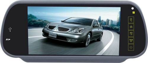 7 inch Rearview Mirror Monitor With USB/SD/BT Optional