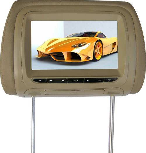 7 inch TFT LCD Monitor with Pillow And DVD Player