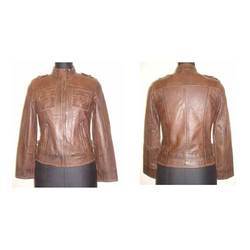 Chemically Treated Leather Jackets