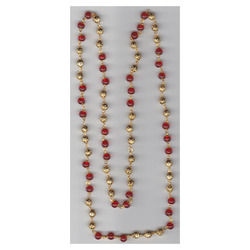 Golden Chain With Big Gold Bead - High-Quality, Durable Design | Customizable Contemporary Style