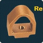 Brass A Type Clamp - Heavy-Duty Brass and Gunmetal Materials, Available in 1/2", 5/8", 3/4", and 1" Sizes