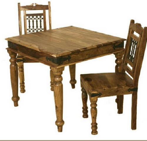 Fancy Wooden Square Dining Table