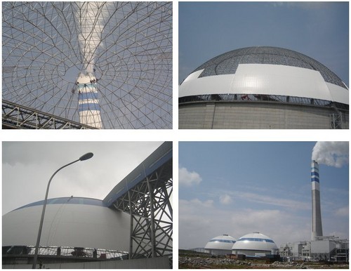 Power Plant Domes (2 sets) Project Service By Xuzhou Lianfa Steel Structure Project Co., Ltd.