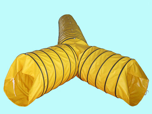 Pvc Spiral Y Junction Ventilation Mining/tunnel Duct