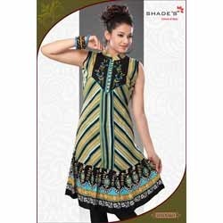 Printed Party Wear Kurtis