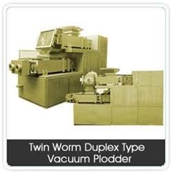 Twin Worm Duplex Vacuum Plodder 