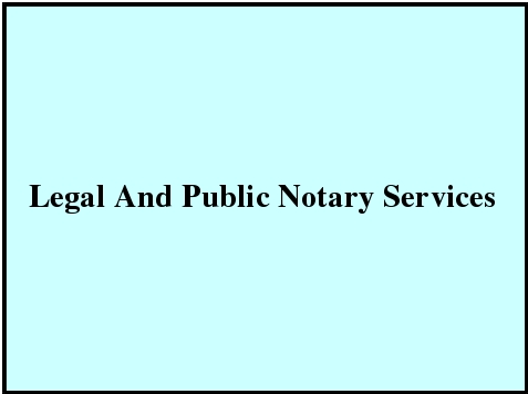Legal And Public Notary Service By More Legal Services
