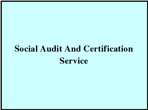 Social Audit And Certification Service By More Legal Services