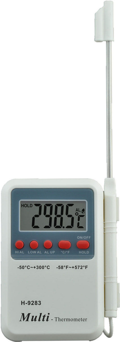 H-9283 Digital Thermometer with High and Low Temperature Alarm