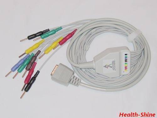 (SH) Nihon Kohden EKG Cable with 10 Leads 
