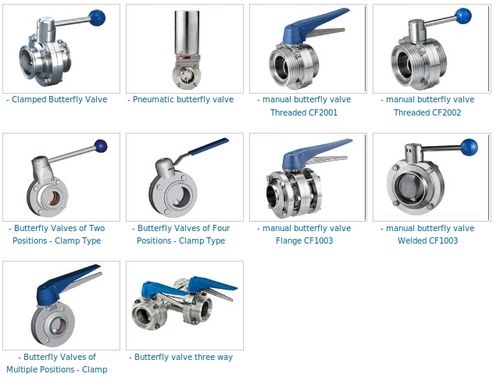 Sanitary Stainless Steel Butterfly Valves